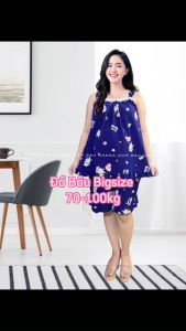 [HANNA] Đồ bộ bầu mùa hè BIGSIZE 70-100kg áo 2 dây quần đùi vải lụa mnago mát không nhăn có lưng thun điều chỉnh bụng