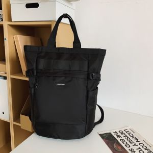 Mens Large Capacity Backpack Casual Commuter Nylon Bag with Computer Compartment And Pockets for High School And College Students