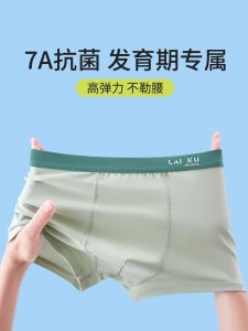 Childrens Underwear Boys and Teenagers Development Period Junior High School Students Pure Cotton Boxer Shorts Childrens Boys Boxers