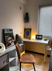 Bàn Học Cố Định Ngồi Ghế Dùng Cho Học Sinh Sinh Viên Để Máy Tính. Bàn Chân Sắt Trắng Bền Đẹp