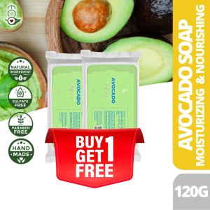 Buy 1 Take 1 Eco Premium AVOCADO Face and Body Bar Soap 120G Natural Organic Nourishing Smooth Skin