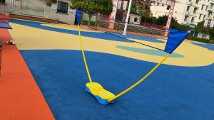 Bộ Chơi Cầu Lông Di Động ANGEL WINGS Badminton Net FullSet Cao Cấp lưới 3m ⚜️Home and Garden⚜️