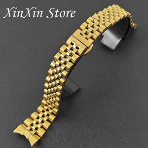 17mm NH05 Case Silver Gold Rose High Quality 904L Jubilee Bracelet Watch Solid Stainless Steel Strap For 31mm NH05 NH06 Case