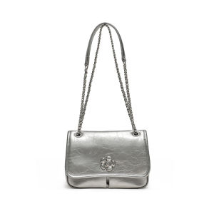 Waltz Forest System Small Square Bag Womens Luxury Underarm Bag Casual Lock Buckle Medium Hardness Summer 2025 Pure Color