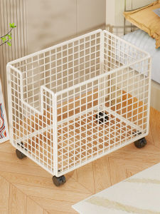 Home Bathroom Foldable Large Capacity Laundry Basket with Wheels