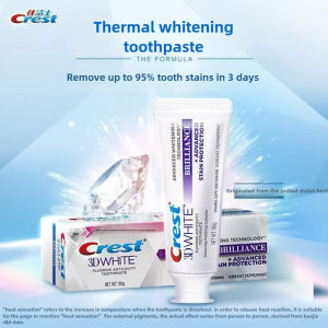 Crest 3D White Toothpaste Advanced Fluoride Anticavity Complex Brilliance Teeth Whitening Tooth Paste Squeezer Tubes 90g