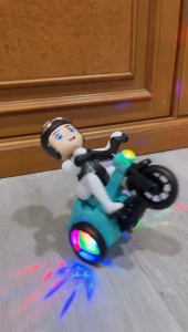 Mainan Anak Robot Sepeda Dancing Bicycle LED Tricycle 03 LD-151A