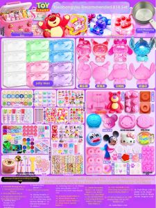 Jelly Wax Squishy DIY Kit Cat Paw Molds