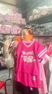 Quần áo bé gái từ 18-45kg đồ bộ bé gái 4-14 tuổi BABY THREE RÓT nữ tính vải mềm mát thấm hút tốthàng may kĩ