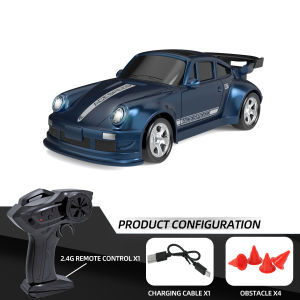 1/64 Desktop RC Car 4WD Drift 2.4G Remote Control Cars Mini Adjustable Speed Racing Vehicle Kids Toy New Novelty Christmas Gifts