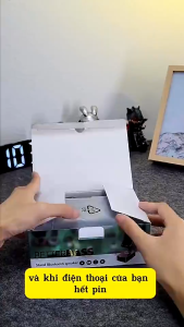 Loa bluetooth Giá Đỡ Điện Thoại Chống Trượt + Sạc Dự Phòng - Thiết Kế Gập Gọn Thông MinhMang nó theo bạn