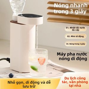 Máy Làm Nóng Nước Tức Thì 3 Giây Máy Tạo Bọt Sữa Mini Nhỏ Gọn Tiện Dụng Cho Trà Và Đồ Uống Phù Hợp Với Nhà Văn Phòng Và Du Lịch