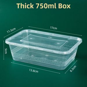 Disposable Food-Grade Transparent Storage Box
