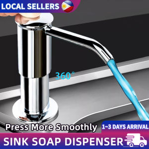 Heavy Duty Kitchen Liquid Soap Dispenser Extension Tube Kit (1M) Universal 360 Degree Rotation Built-in Pump Head