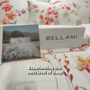 Bellami I SG61 I Heirloom I 1300TC I Organic Cotton & Lyocell I Bed Sheet Set I Queen I King I Include Lumbar Pillow While Stocks Last