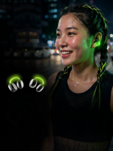 XIAOYOU | Night Running Light-up Wireless Bluetooth Ear Clip Outdoor Sports Running