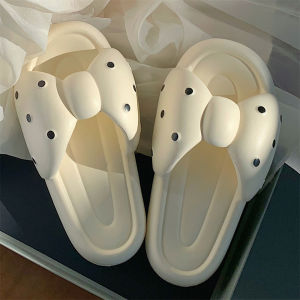 Sweet Fairy Style Butterfly Knot Slippers Summer Fashion Casual Home Outdoor Wear Anti-Slip EVA Flip Flops Womens Slippers