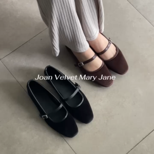Blow Joan Velvet Flats Shoes Wanita BLWF 0046
