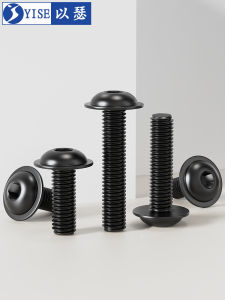 Yi Se Dian Zi | Black 304 Stainless Steel Hex Head Cap Screw with Flange