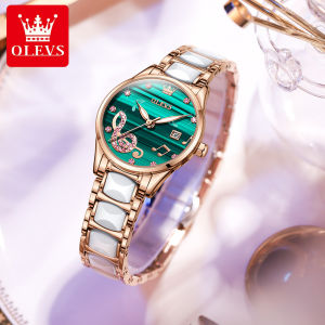 OLEVS | OLEVS Brand Ceramic Room Steel Strip Quartz Womens Watch 3605