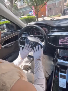 BHQ Ice Silk Sunscreen Gloves 𝐒𝐏𝐅𝟓𝟎+ Arm Sleeve Outdoor Cycling Sun Protection Sleeves Hand Socks 防晒手套