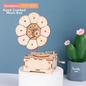 WOWEIAOKUANG | DIY Assembly Hand-crank Music Box