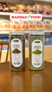 Mahnaz Food | Natural Dried Henna Leaves 60g & Henna Powder 220g | Daun Inai Kering & Serbuk Inai