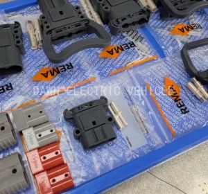 Thay Thế REMA DIN 160A 150 V ổ cắm cái đầu cắm đực pin kết nối nhanh nối 160 amp 150 Volt Euro đầu cắm bộ sạc với Auxiliary Aux địa chỉ liên lạc axit chống đầu nối nguồn cho xe điện xe nâng Pallet xe tải Stacker