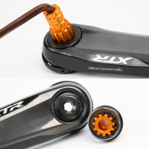 Bike Crank Remove Install Tool For Shimano XTR M9100 Bicycle Crank Arm Cover Screw Wrench Cycling Crankset Installation Tools