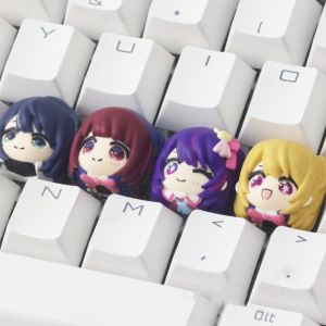 Art key artisan keycap OSHI NO KO keycap Hand made Resin keycap mechanical keyboard keycap personalized keycap customized keycap
