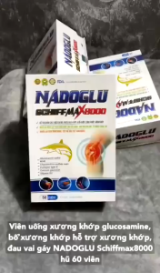 Thực Phẩm Bảo Vệ Sức Khỏe Nadoglu Schiffmax8000 50 Viên – Collagen Type II Glucosamin Hỗ Trợ Sụn Khớp