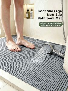YINSHANG | Anti-slip Bathroom Mat Anti-fall Waterproof Massage Special for Bathing Hollow Cuttable