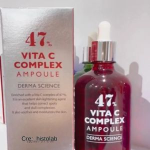 Tinh Chất Dưỡng Trắng Da HISTOLAB Vita C Complex Ampoule 47% Serum Tăng Sinh Collagen Căng Bóng Da - 50ml OTELSTARX Chuẩn Auth