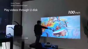 MONOZ Q3 PRO Projector 5800 Lumens Smart 4K UHD Build-in YouTube Netflix Other App & HDMI Projectors