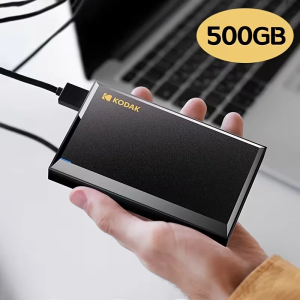 Kodak | KODAK P190 2.5" Portable External Hard Drive HDD 500GB 1TB 2TB USB 3.0 5Gbps High Speed Gaming Storage for PC Laptop PS4 Xbox