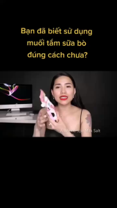 Muối tắm tẩy tế bào chết sữa bò làm sạch da Spa Milk Salt A Bonne 350g - Thái Lan