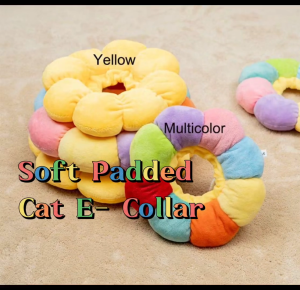 Cat E-Collar Neck Cone Soft Padded Cat Cone