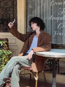 DAVID&ME | PU Suede Stylish Jacket