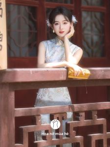 Đầm Tunics Qipao Phục Hưng Cổ Điển