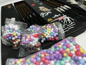 (TIỆN ÍCH combo 2c)Lò xo lancer đón mùa buộc sẵn kèm xốp nhiều màu thu hút cá_lò xo tết sợi dù ID 4 lõi cước siêu bền.