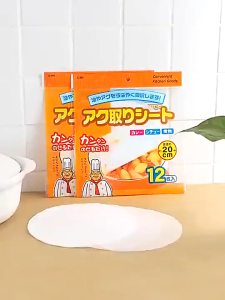GIẤY HÚT DẦU MỠ THỰC PHẨM COMBO 2 GÓI 24 TỜ 20CM – GIẤY THẤM DẦU CANH LẨU HÚT VÁNG MỠ NƯỚC DÙNG