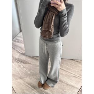 Extra Long Floor-Length Wide Leg Sports Pants Womens Spring Autumn Extended Version 180cm Tall Women Loose Comfortable Casual Trousers