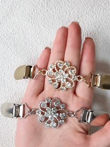 Bros Kemeja Clip Kardigan Aksesoris Pinggang Peniti Bros Besar Peniti Selendang  Aksesoris Pengecil Dress Pin Clip Utk Dress/Kemeja/Jas