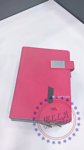 (ELLA SHOP) #63 Diary A5 for Office Desk with Magnetic Closure With Natural PU Cover
