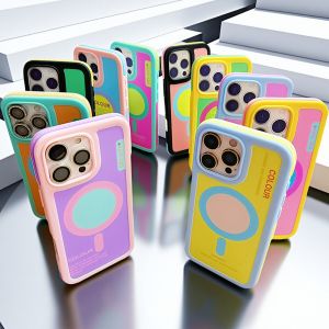 เคสโทรศัพท์แบบดูดซับแม่เหล็กสีโบเดนสำหรับ Apple iPhone 16 pro Max ดีไซน์เรียบง่าย ดีไซน์อินส์ ดีไซน์เฉพาะตัว สำหรับผู้หญิง รุ่นใหม่