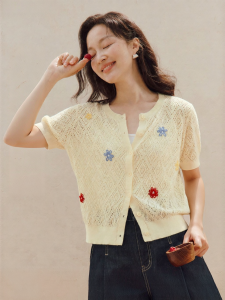 INMAN | Embroidered Cotton Blouse Summer