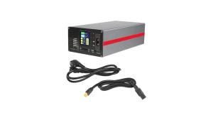 LCD Screen 54V-88.2V 2A-20A Voltage Curren Adjustable Li-ion Lifepo4 Lithium Battery Charger with Anderson (50A) / Tricycle Plug