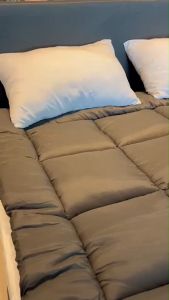 Comfy Topper ท็อปเปอร์หนานุ่ม รุ่น Fluffy ที่นอนท็อปเปอร์สีพื้น (ความหนา 3 นิ้ว) ขนาด3.5ฟุต 5ฟุต 6ฟุต