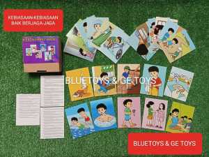 GAZ TOYS KARTU KEBIASAAN BAIK BERJAGA JAGA/MAINAN EDUKATIF ANAK