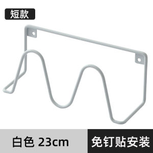 Bathroom Slipper Rack Wall Mounted No Drilling Toilet Shoes Storage Holder Drainage Hanging Hooks Home Organization Tools